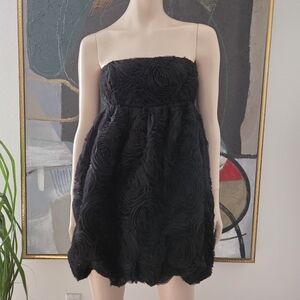 Zara | Floral Mini Dress with Bubble Hem